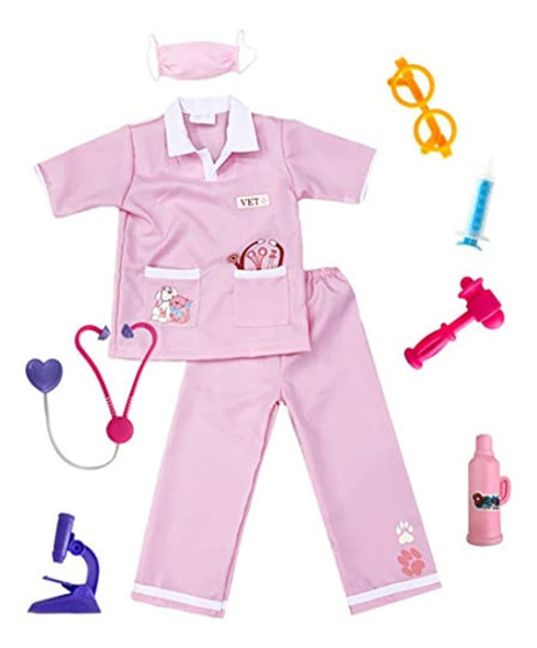 Disfraz De Juego De Rol De Médico Animal Para Niños Juego De 0