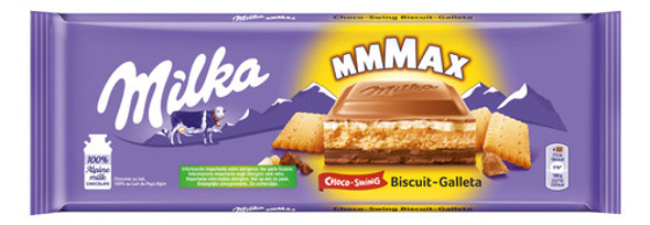 Tableta Chocolate Chocoswing Milka 300 Grs. 0