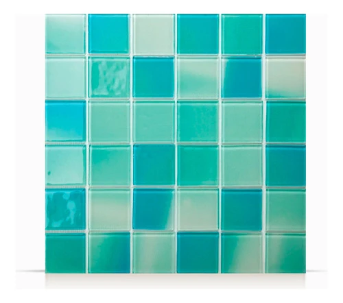Malla 27x27 Pentaglas Classic Surf Agua Vidrio Acuarela 0