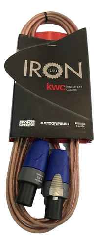 Cable Para Caja Speakon-plug Kwc Iron 402 De 9 Metros 0