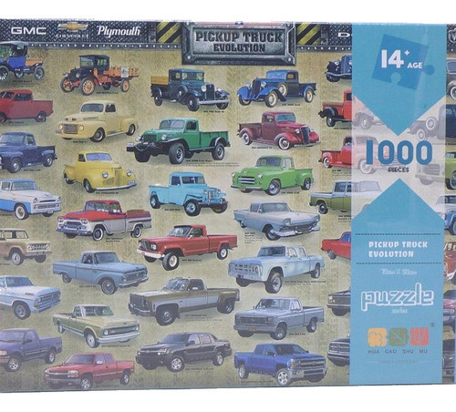 Rompecabezas 1000 Piezas Pickup Truck Evolution Fd1000269 3 0