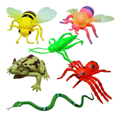 Bolsa Con Animales  Insectos Grandes Más Accesorios 0