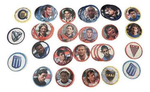 Figuritas Redondas Tazo Futbol 2001 - Varias 0