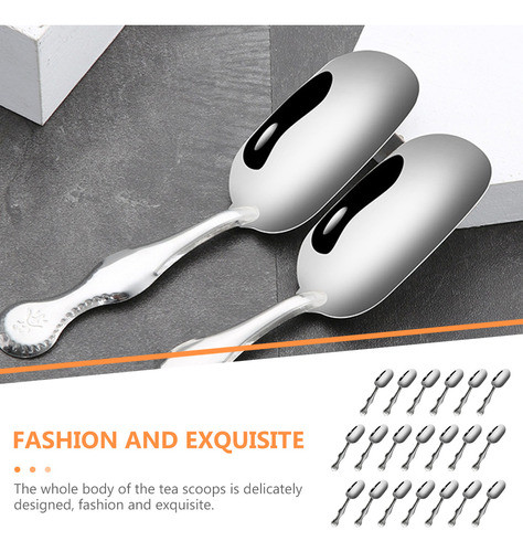 Acessórios Para Chá Gongfu, Colher De Chá De Aço Inoxidável, 1