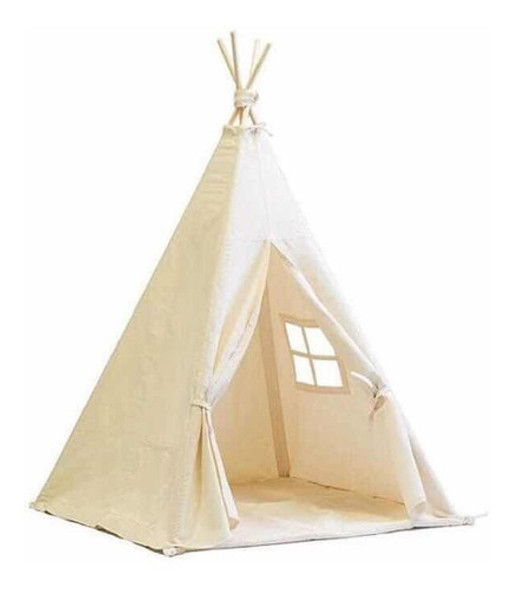Carpa Tipi Indios Montessori Completa! Piso Ventana Y Funda 0