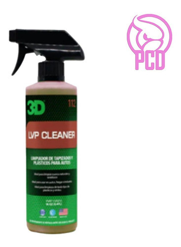 3d Lvp Cleaner 473ml Limpiador Multiproposito Y Cuero Pcd 0