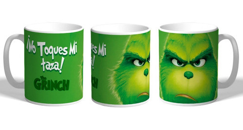 Taza Grinch   No Toques Mi Taza  - De Cerámica 0