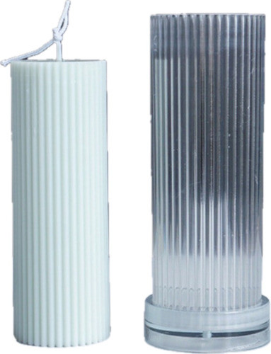 Molde Vela Acrilico Cilindro 15cm Cera Soja Parafina 0