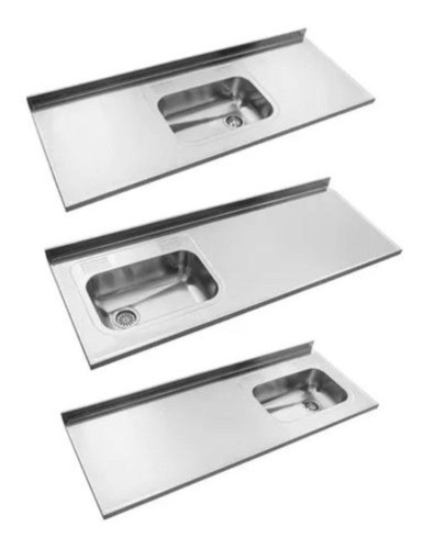 Mesada Acero Con Bacha Y Sopapa 1,20mt X 0,60mt Oferta 0