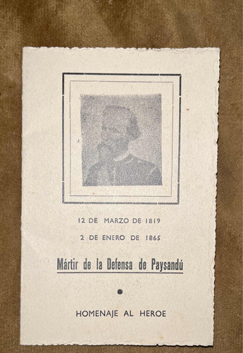 Leandro Gómez Postal Y Misa Recuerdo A Los Héroes Antiguos 1