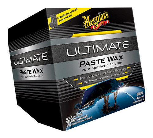 Ultimate Paste Wax Cera Sintética Hidrofobica Meguiars 0