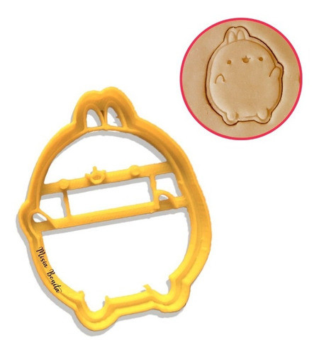 X2 Molang Y Piu Piu Molde Cookies Galletas Cortante Kawaii 1
