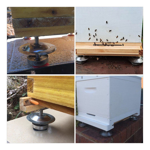 Base De Colmeia De Aço Inoxidável Bee Hive Feet Honeycomb 4 1