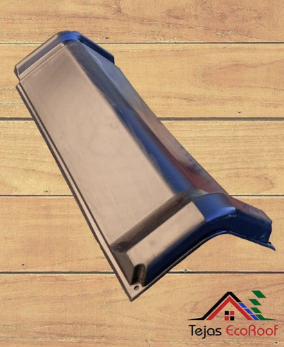 Tejas Plásticas Ecoroof.cumbreras/caballetes.negra/terracota 1