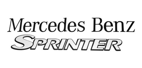 Kit Adesivo Emblema Mercedes Benz Sprinter 0