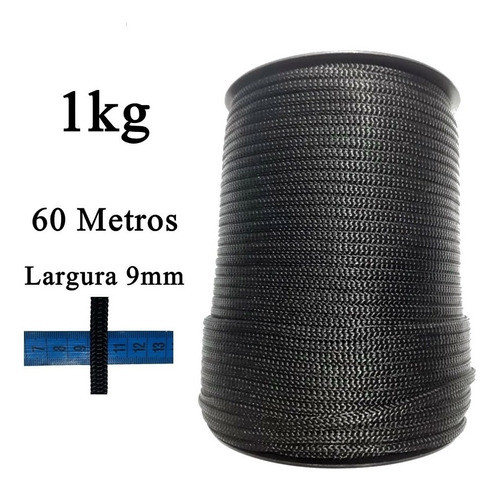 Fio Cordão Cabinho 9mm 60 Metros Artesanato E Confecção I 0
