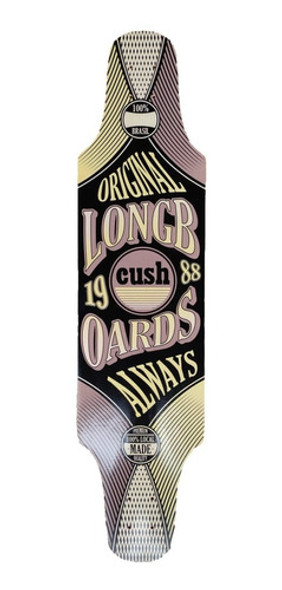 Shape Cush Longboard Skate Marfim Sm15 97,5x24cm 1