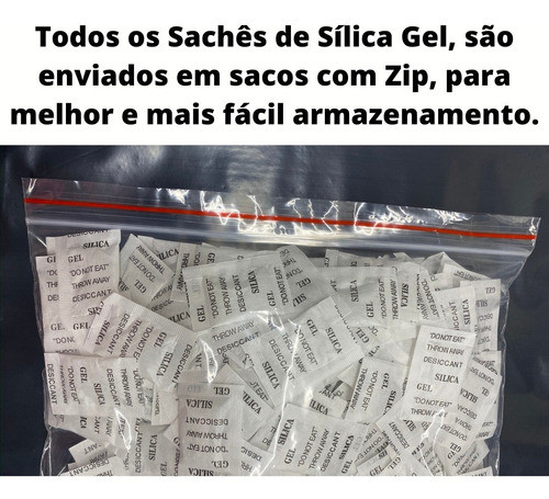 Silica Gel Comprar 500 Uni Sache Dessecante Anti Mofo Com Nf 1