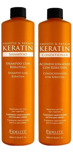 Kit Fidelite Keratina Shampoo Y Acondicionador X 900ml 0