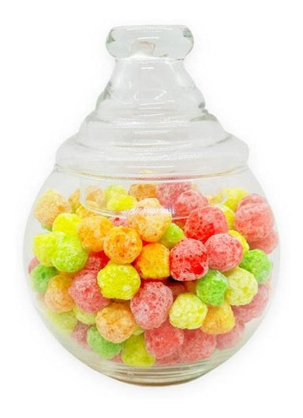 Frasco Caramelera Vidrio Candy Bar Bombonera Con Tapa 0