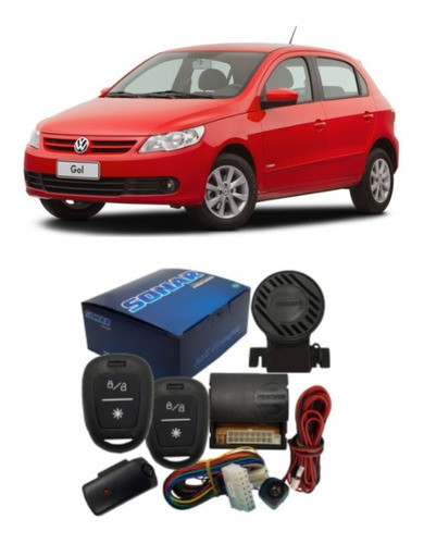 Alarme Gol G5 09 10 11 12 Antiassalto Sirene 2 Controles 0
