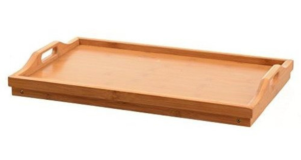 Homeit Bed Bandeja De Mesa Con Patas Plegables Y Bandeja De 1