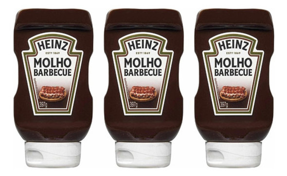 Kit C/3 Molho Barbecue Heinz 397g 0 Kit C/3 Molho Barbecue Heinz 397g 0