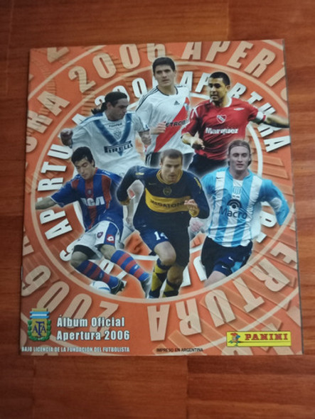 Apertura 2006. Album Vacio, Nuevo. Exelente Mira!!!! 0