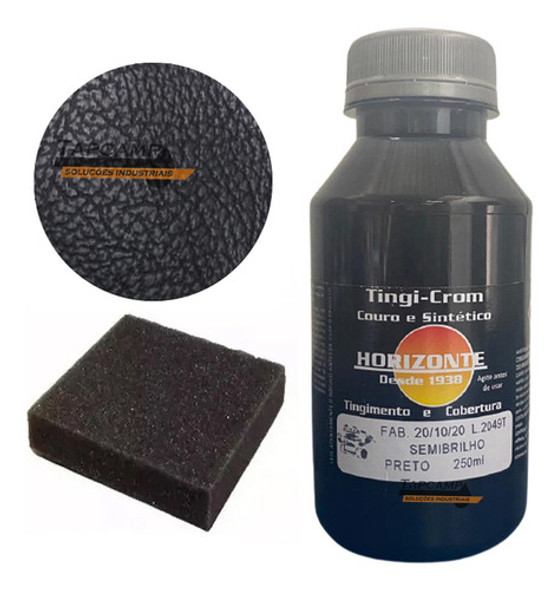 Tinta P/ Couro Banco Corvin Corino Plastico Borracha 250ml 1