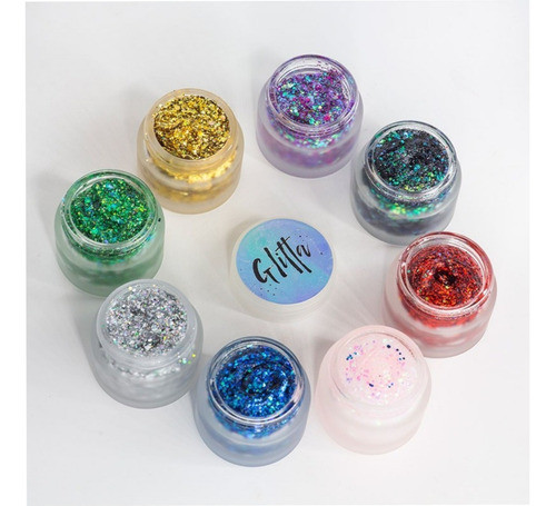 Glitter En Gel Easy Glitta Maquillaje Artistico Brillo 0