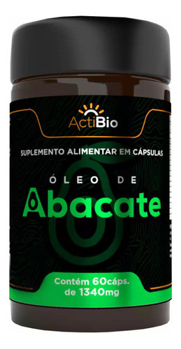 Óleo Abacate 60caps 1340mg Actibio Supra Ervas Oferta 0