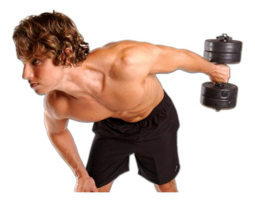 Juego De Mancuernas De Cemento De 40 Libras Cap Barbell (neg 1