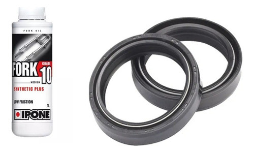 Retenes De Barral+liquido Suzuki Gsxr750 Srad 96/99 Ipone 1