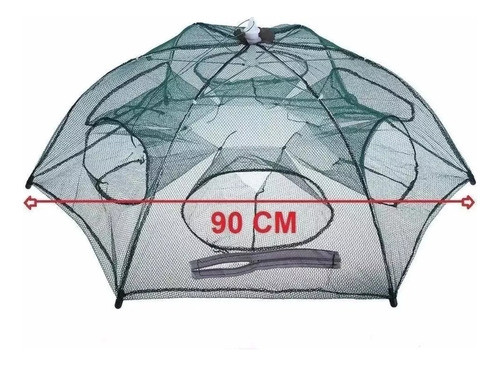 Kit 2 Redes Armadilha Covo Isca Viva Lambaris 6 Entradas 1