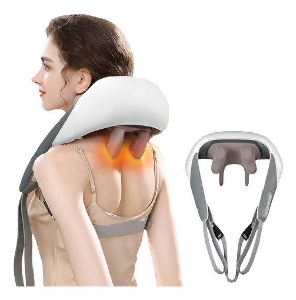 Massageador Eletrico De Pescoco Lombar Cervical Portátil 0