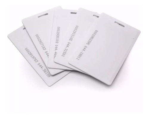 Tarjeta Rfid Pack X 10 Proximidad Control Acceso Slim 125 0