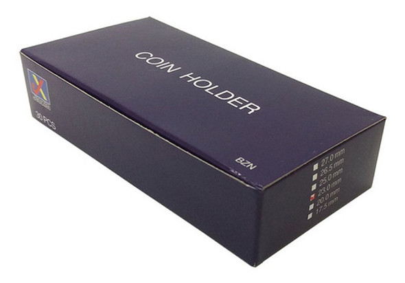 2 Cx Coins Holder Autocolante 33mm Pro 0