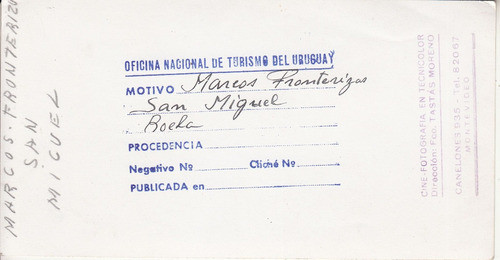 Rocha Antigua Fotografia Marco Fronterizo En San Miguel 1