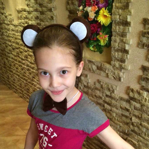 Conjunto De Fantasias: Orelhas De Macaco Redondas, Bandana, 1