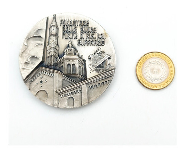 Medalla Antigua Italiana Beato Di Bruno - Numismatica 1