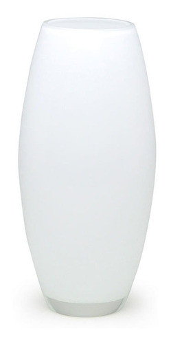 Vaso Oliva G Leitoso Branco Murano Cristais Cadoro 0