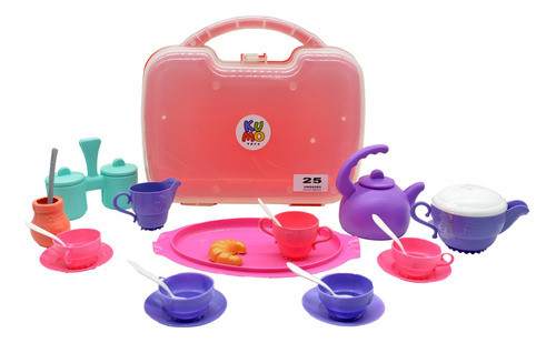 Valija Set Mate Y De Te Cocina Infantil Juguete Niños 25u 0