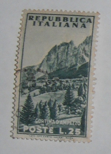 Selo Antigo Italia  -  Cortina D' Ampezzo - 1953 0