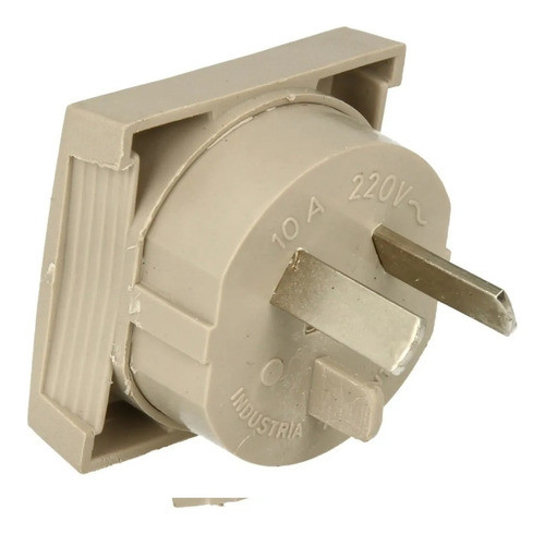 Ficha Adaptador 3 A 2 Kalop K3 Beige 1
