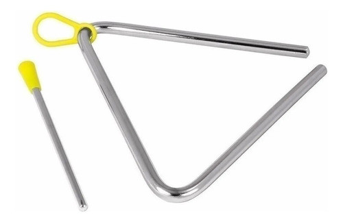 Triangulo Metalico 12x8 Con Golpeador Percusion 1