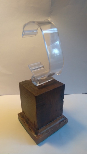 Exhibidor Para Reloj Con Peana De Madera 1