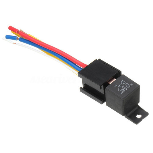 Rele 24v 40a Relay + Zocalo Para Rele P Automotor Camión 0