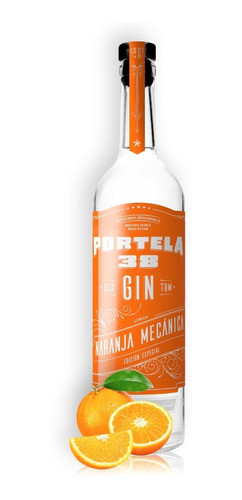 Gin Old Tom Portela 38 Naranja Mecánica Kit X2u 750ml 1