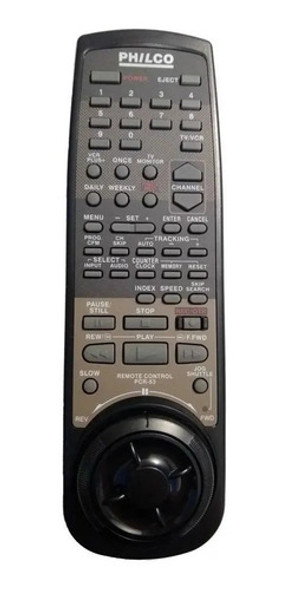 Controle Remoto Original Philco P/ Video Cassete Pvc-hf15 1