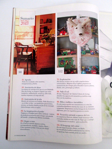 Revista Living 83 Especial Telas Tapizados Texturas Boedo 1